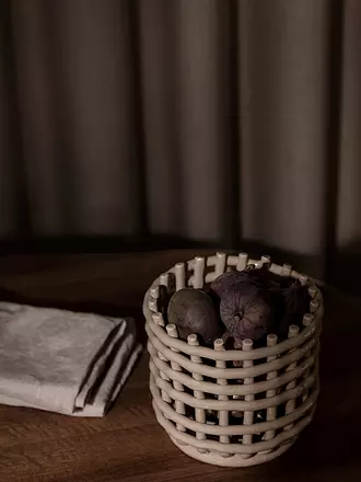 FERM LIVING | Keramik Korb Small Cashmere | 